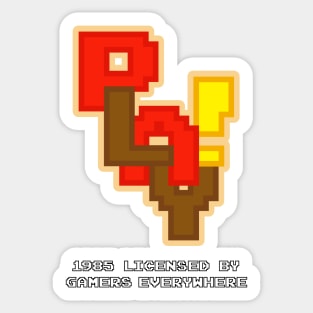 Pixel Play 1985 - Plumber Colors Sticker